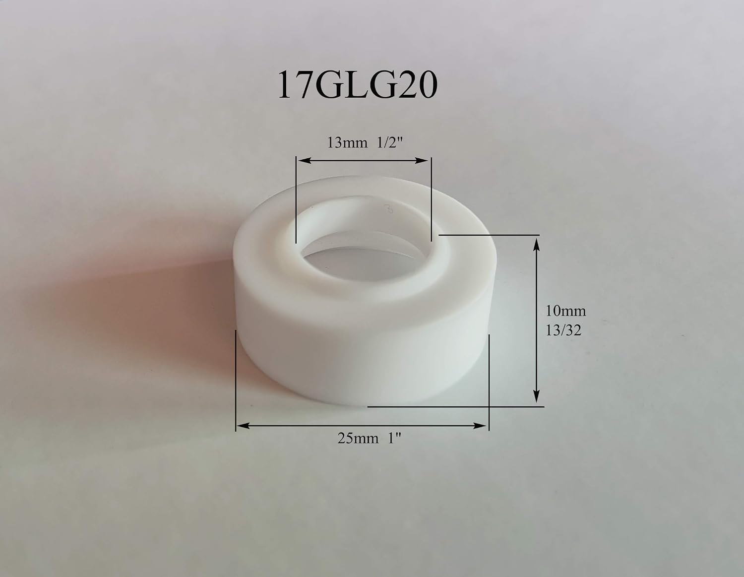 RIVERWELD TIG Welding Gas Lens Insulators Cup Gaskets 17GLG20 10pcs