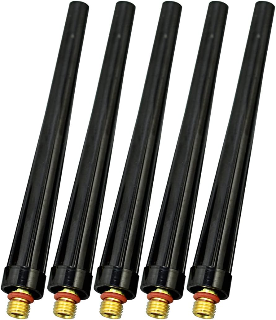 RIVERWELD TIG Welding Torch Back Caps Long 41V24 for WP 9 20 25 5pcs