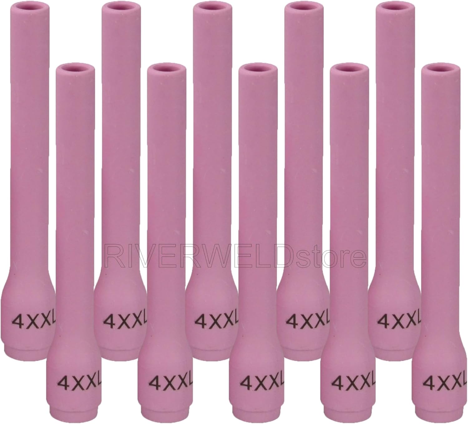 RIVERWELD TIG Alumina Nozzles Ceramic Cups 796F79XXL 4XXL# 1/4" 6.5mm 10pcs