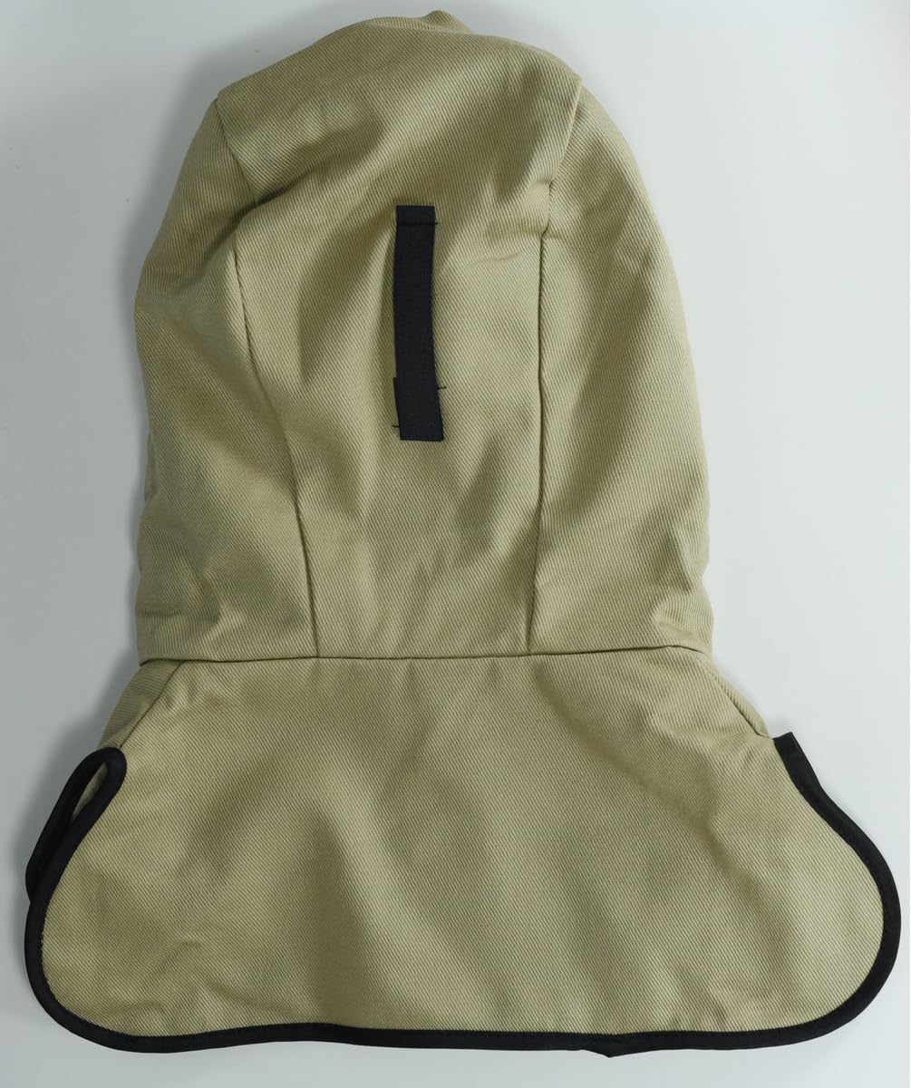 RIVERWELD Welding Hood Flannel Khaki Color Flame Retardant Fabric
