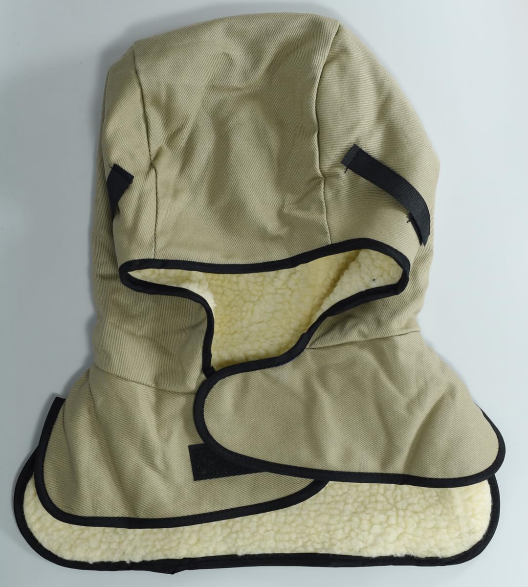 RIVERWELD Welding Hood Flannel Khaki Color Flame Retardant Fabric