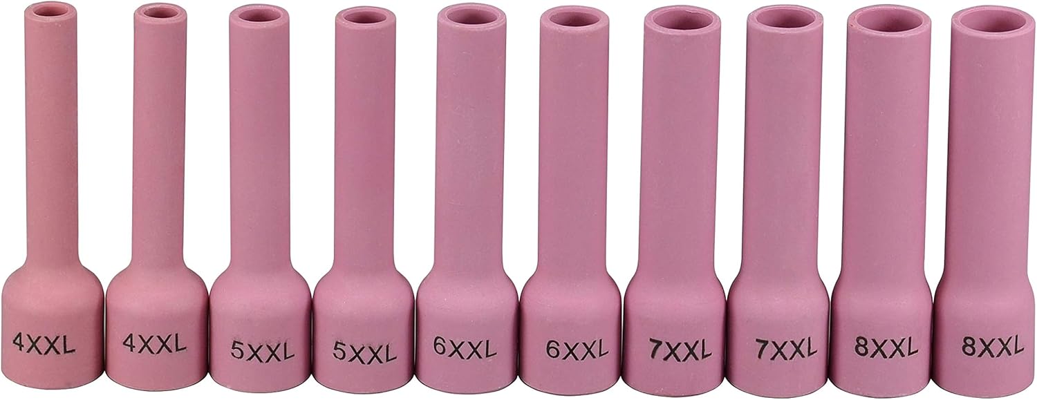 RIVERWELD TIG Ceramic Cup Shroud 53N series 8XXL 7XXL 6XXL 5XXL 4XXL 10pcs