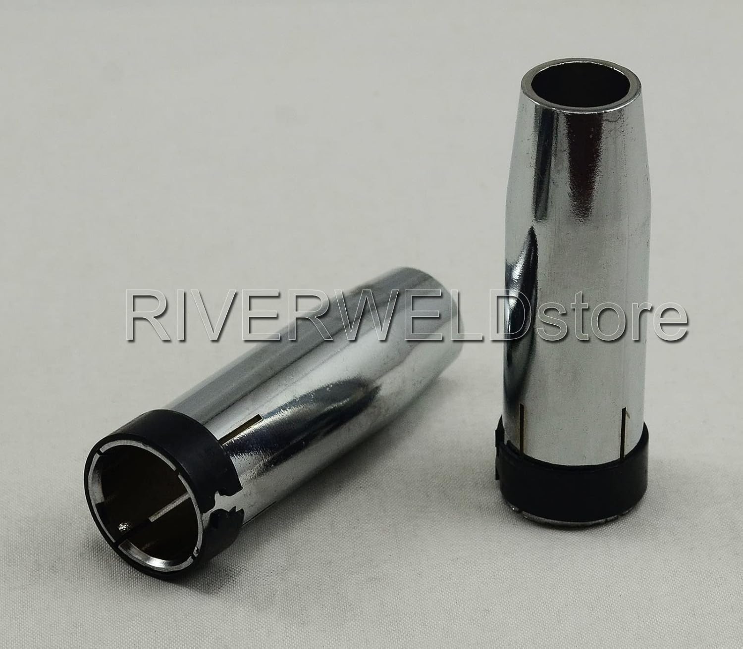 RIVERWELD 24KD MIG Conical Gas Nozzle 145.0080 Brass 5pcs