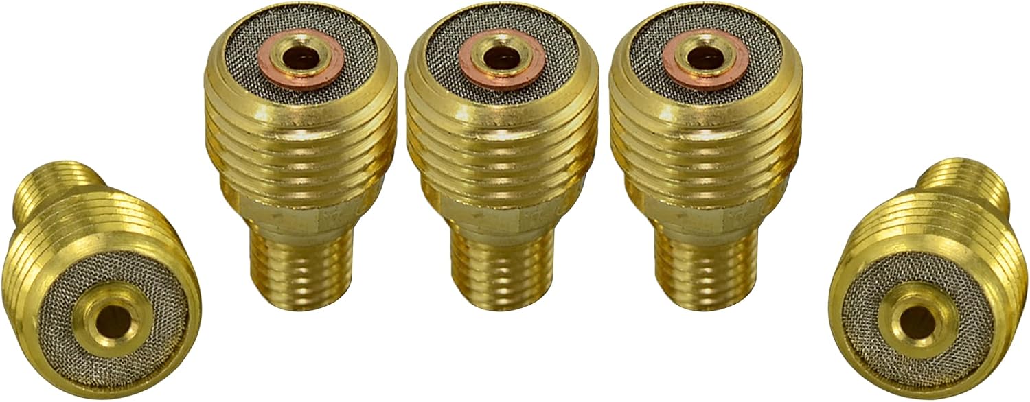 RIVERWELD TIG Gas Lens Collet Body 45V44 13N23 3/32" & 2.4mm 10pcs