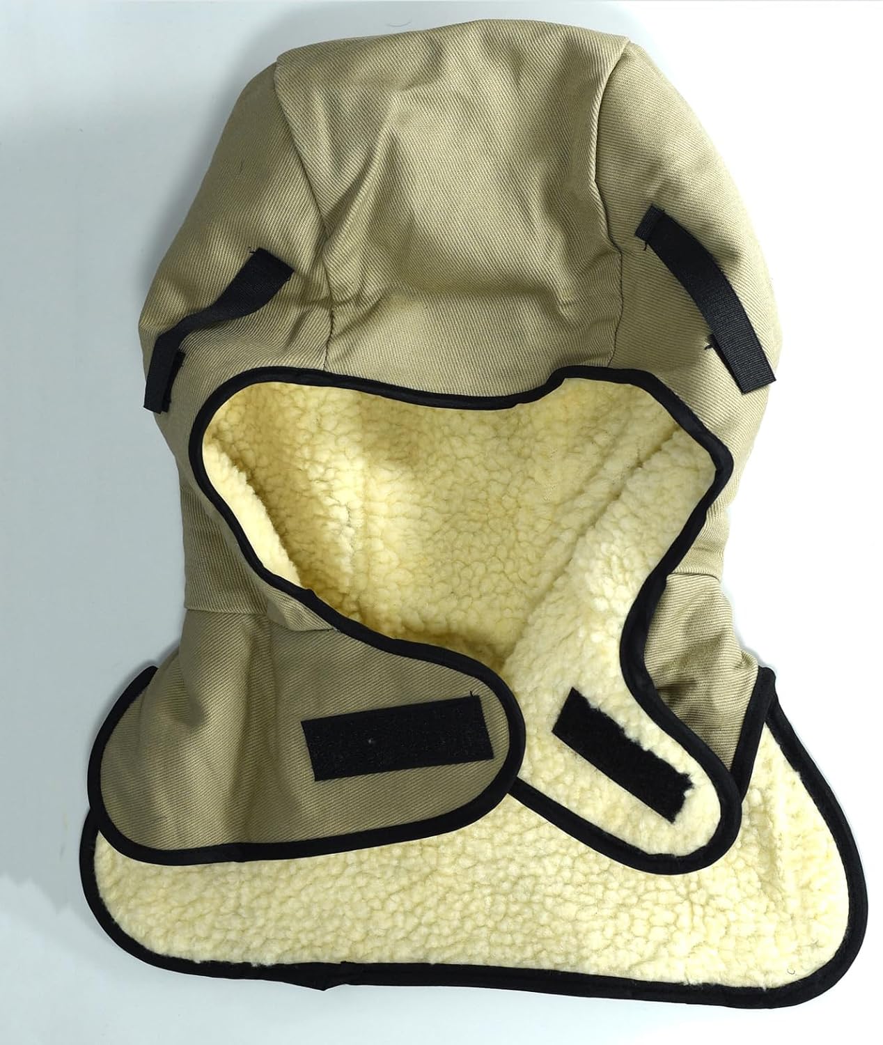RIVERWELD Welding Hood Flannel Khaki Color Flame Retardant Fabric