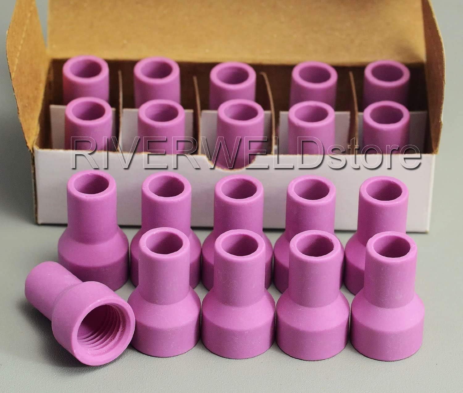 RIVERWELD TIG Alumina Nozzle Ceramic Cups Shroud A-2 10pcs