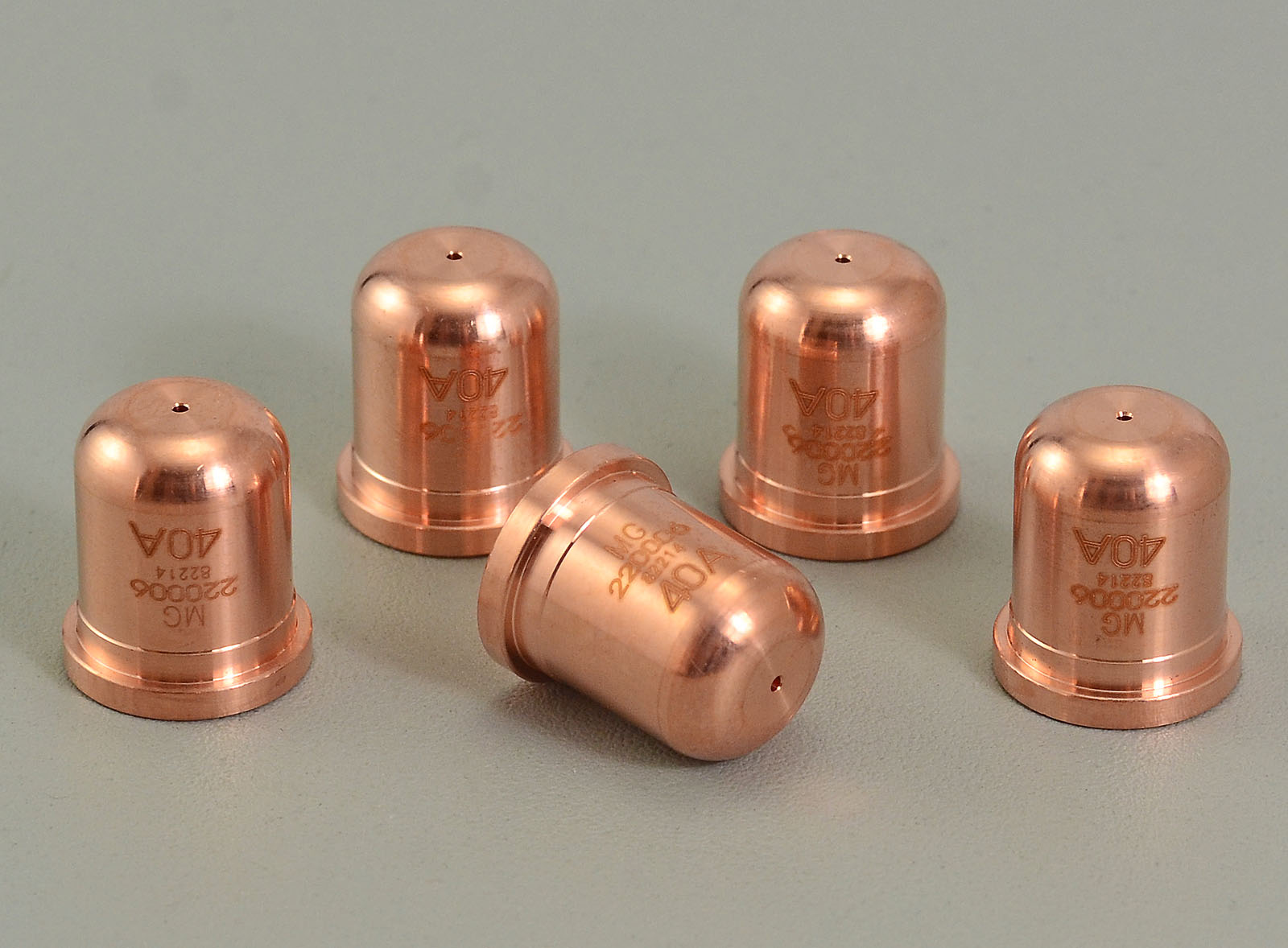 Hypertherm Nozzle 220006 40 Amp for Powermax 600 800 900 1000 1100 1250 1650 RT60 / RT60M T80 / T80M RT80 / RT80M T100 / T100M Hand / Machine Torches Consumables Pack of 5