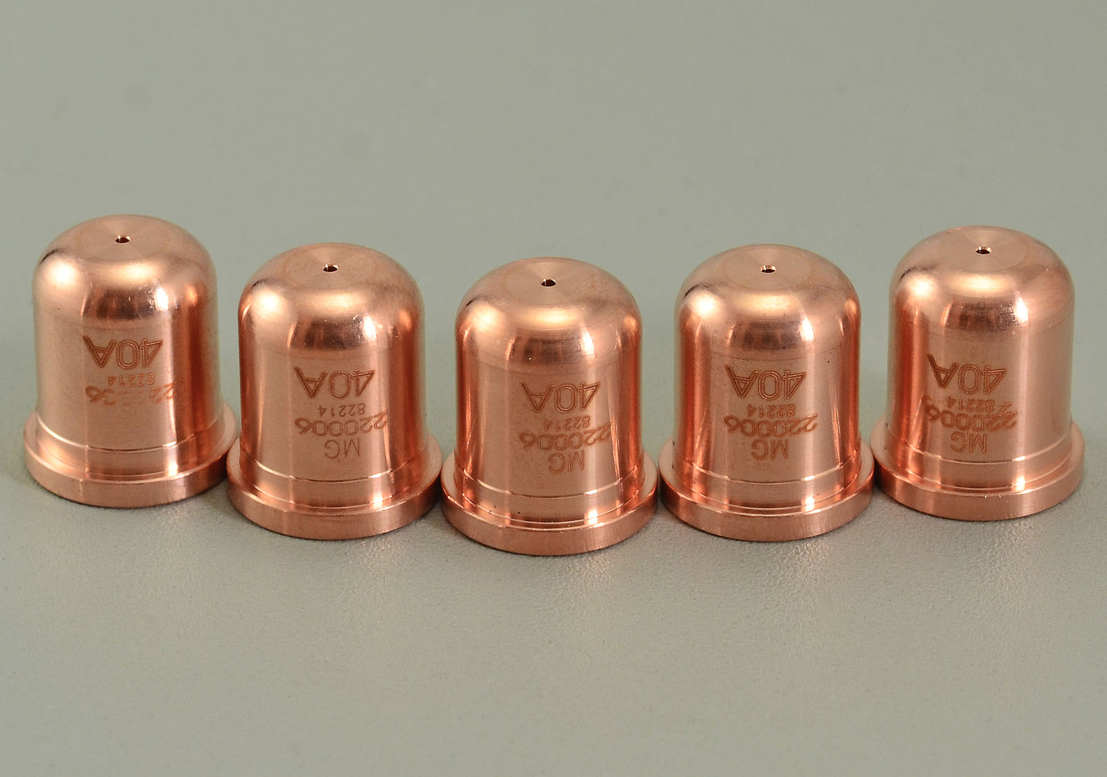 Hypertherm Nozzle 220006 40 Amp for Powermax 600 800 900 1000 1100 1250 1650 RT60 / RT60M T80 / T80M RT80 / RT80M T100 / T100M Hand / Machine Torches Consumables Pack of 5