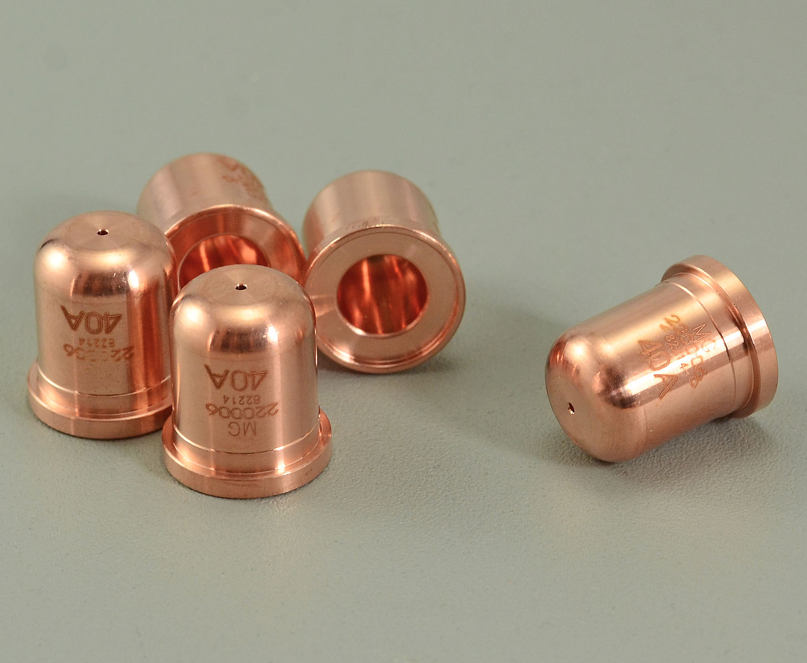 Hypertherm Nozzle 220006 40 Amp for Powermax 600 800 900 1000 1100 1250 1650 RT60 / RT60M T80 / T80M RT80 / RT80M T100 / T100M Hand / Machine Torches Consumables Pack of 5