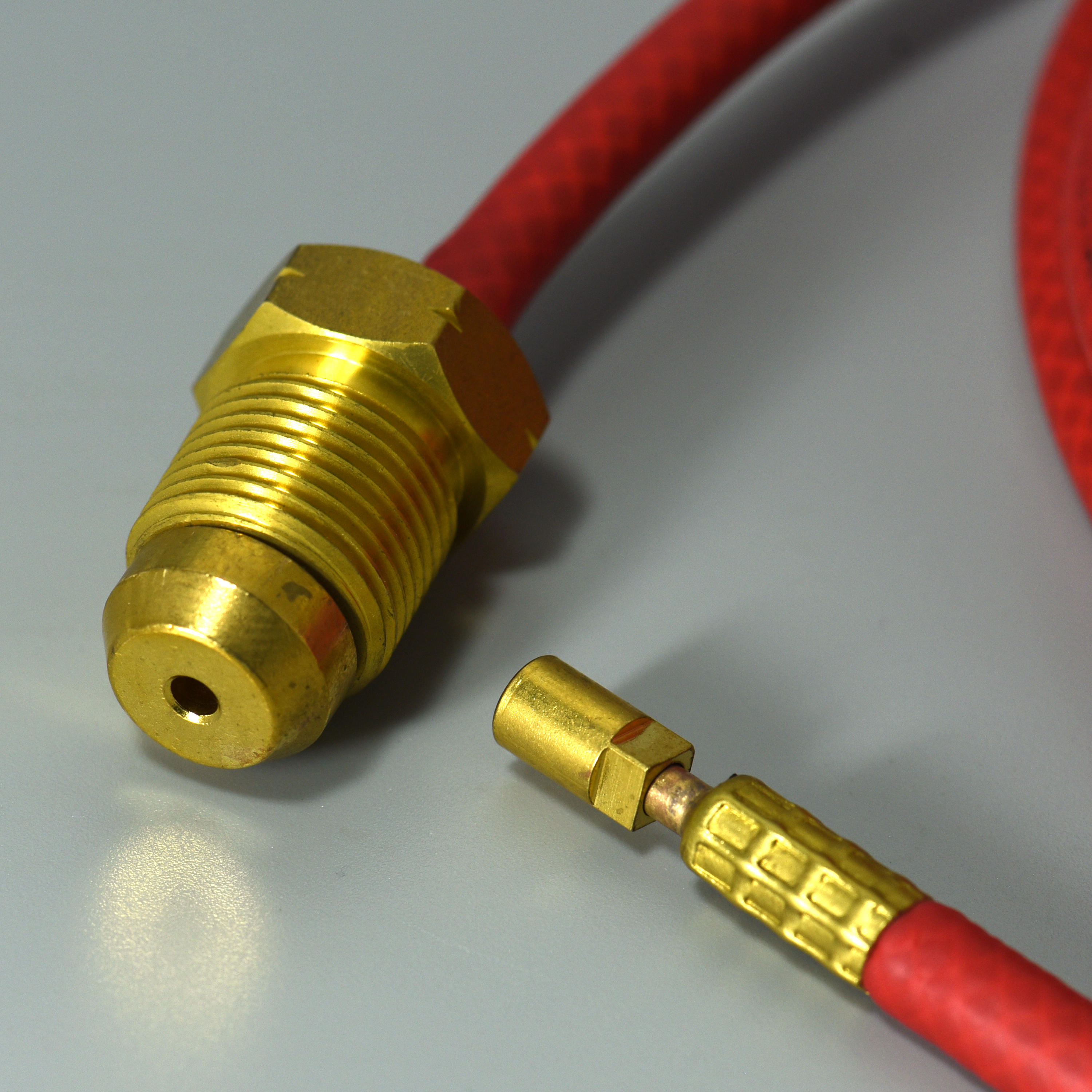 RIVERWELD Welding Power Cable Hose Gas Power Connection Combined Electric Cable Wire 6mm2 Connector 7/8-14LH 1/4-28 for SR WP 20 TIG Welding Torch 12Feet 3.7 Meter