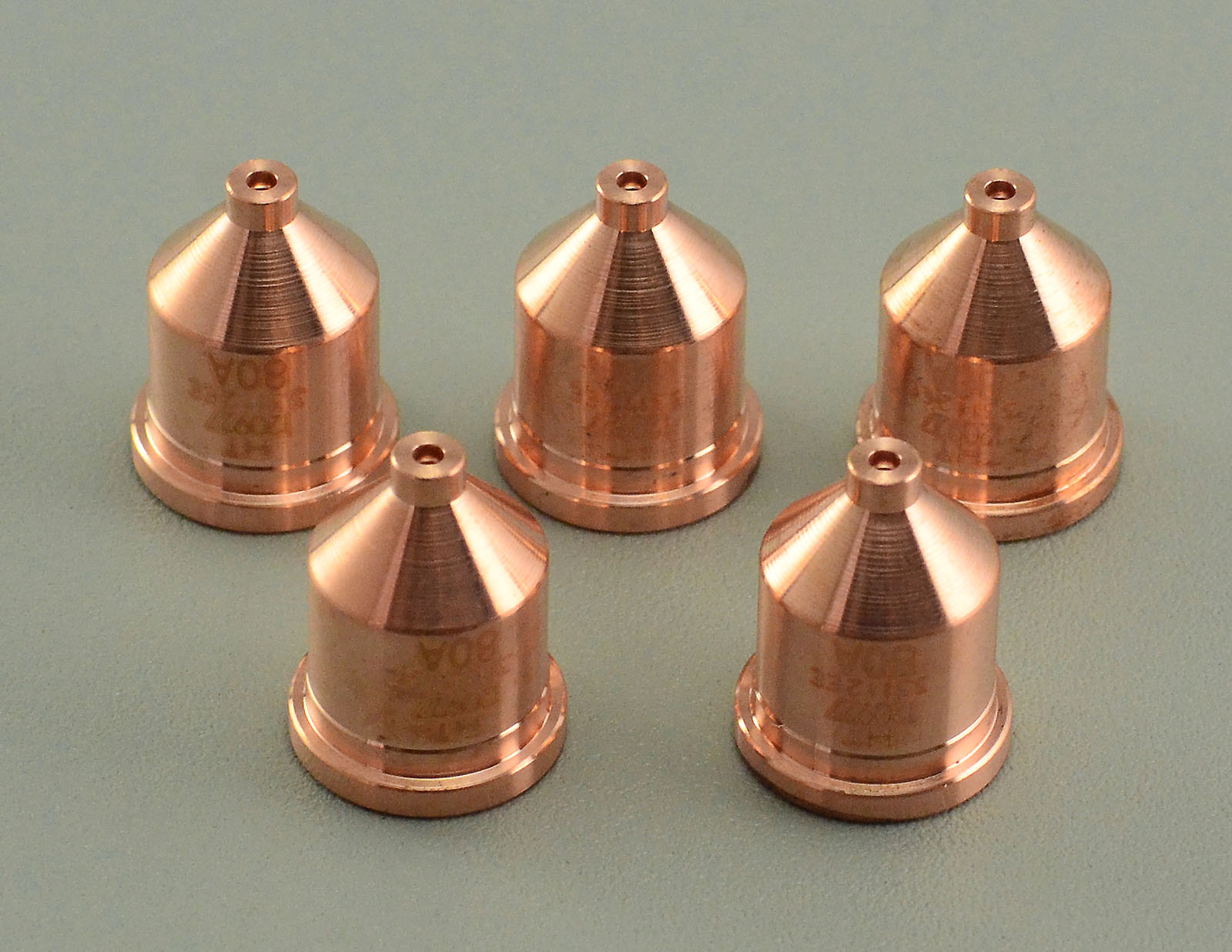 Hypertherm 120927 Nozzle 80 Amp for Powermax 1100 1250 1650 RT80 / RT80M T80 / T80M T100 / T100M Hand / Machine Torches Consumables Pack of 5