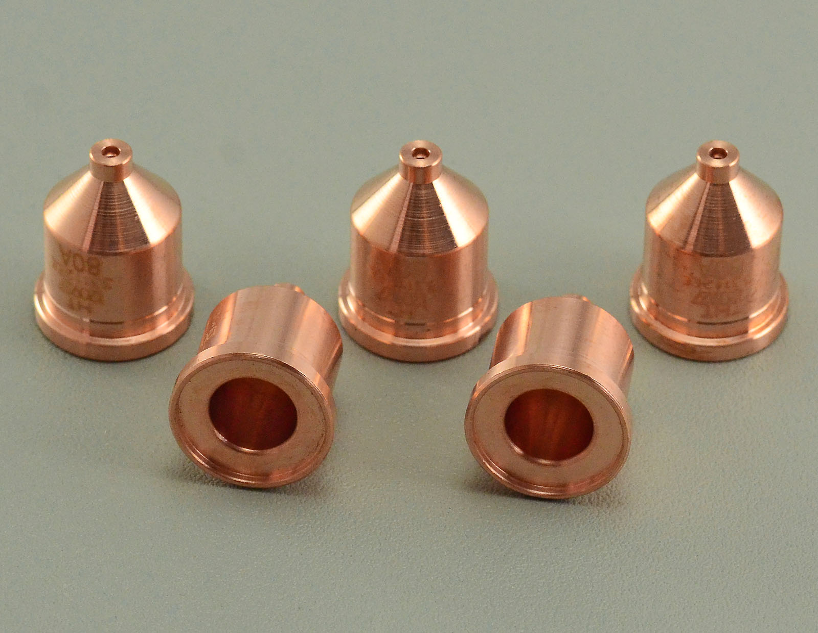 Hypertherm 120927 Nozzle 80 Amp for Powermax 1100 1250 1650 RT80 / RT80M T80 / T80M T100 / T100M Hand / Machine Torches Consumables Pack of 5