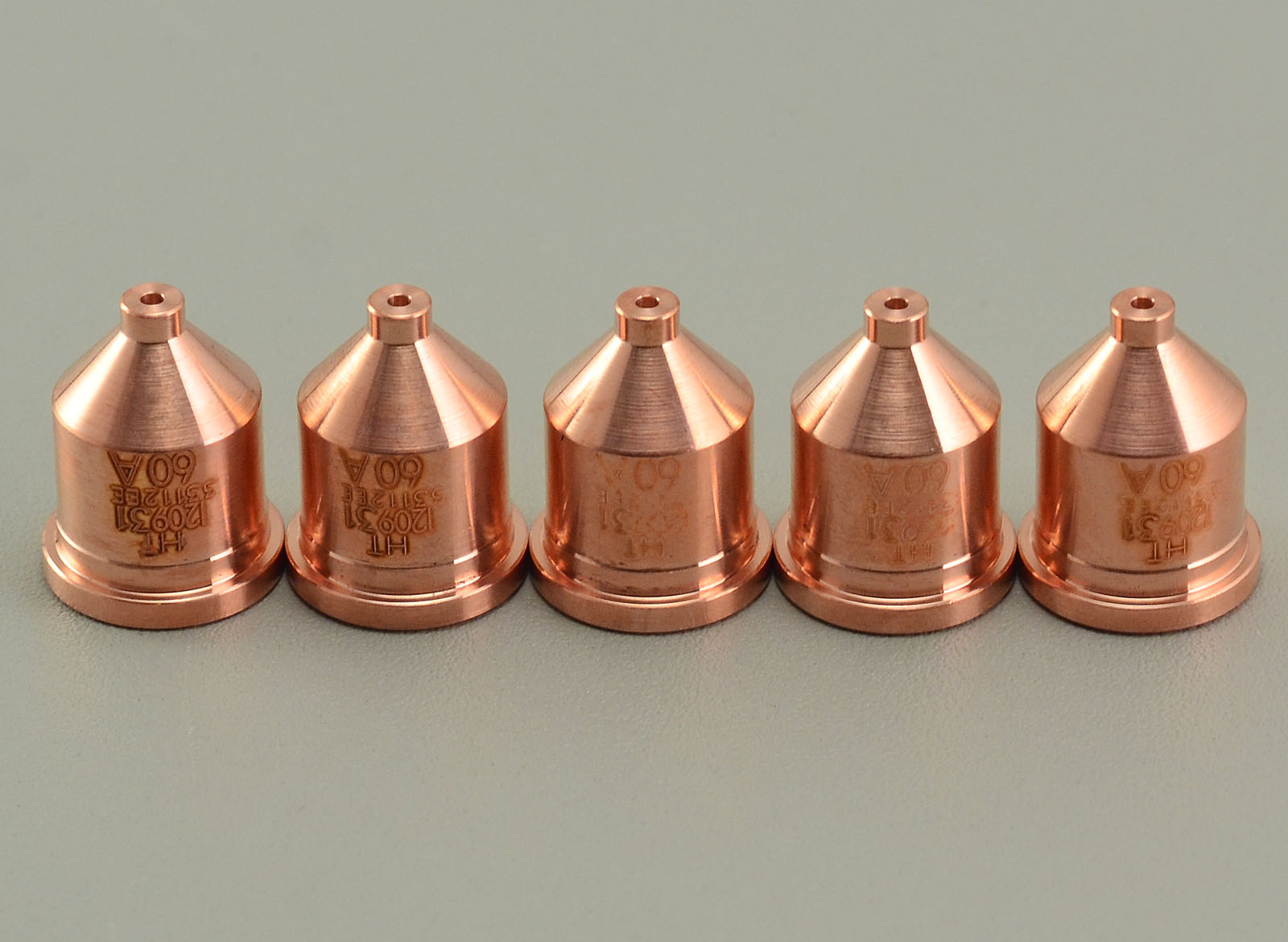 Hypertherm 120931 Nozzle 60 Amp for Powermax 600 800 900 1000 1100 1250 1650 RT60 / RT60M T80 / T80M RT80 / RT80M T100 / T100M Hand / Machine Torches Consumables Pack of 5