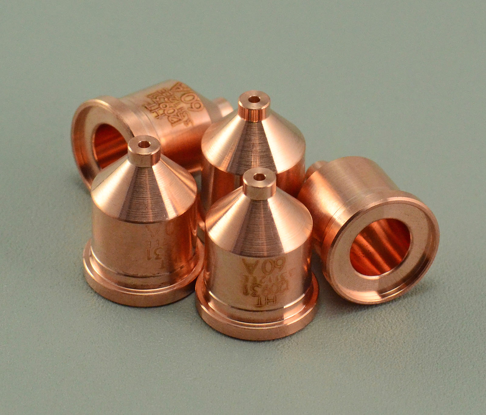 Hypertherm 120931 Nozzle 60 Amp for Powermax 600 800 900 1000 1100 1250 1650 RT60 / RT60M T80 / T80M RT80 / RT80M T100 / T100M Hand / Machine Torches Consumables Pack of 5