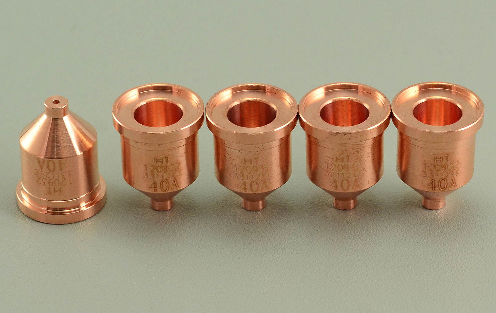 Hypertherm 120932 Nozzle 40 Amp for Powermax 600 800 900 1000 1100 1250 1650 RT60 / RT60M T80 / T80M RT80 / RT80M T100 / T100M Hand / Machine Torches Consumables Pack of 5