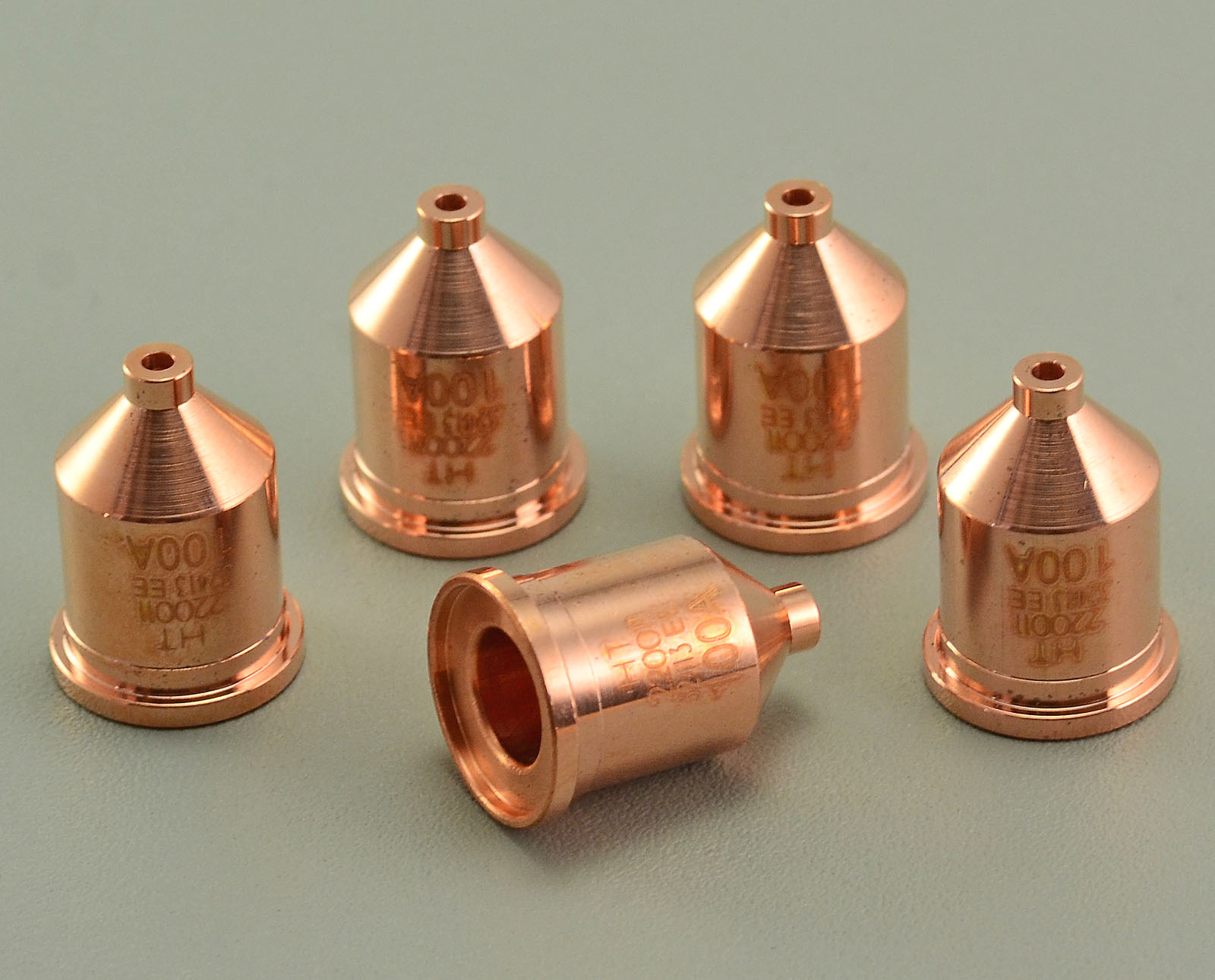 Hypertherm Nozzle 220011 100 Amp for Powermax 1650 T100 / T00M Torches Consumables Pack of 5