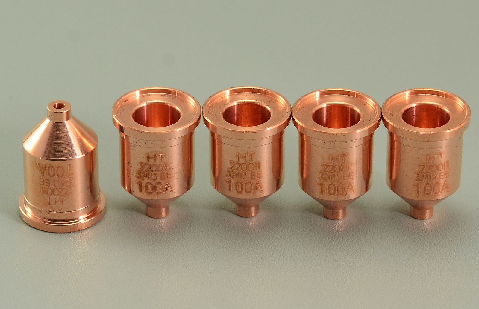 Hypertherm Nozzle 220011 100 Amp for Powermax 1650 T100 / T00M Torches Consumables Pack of 5