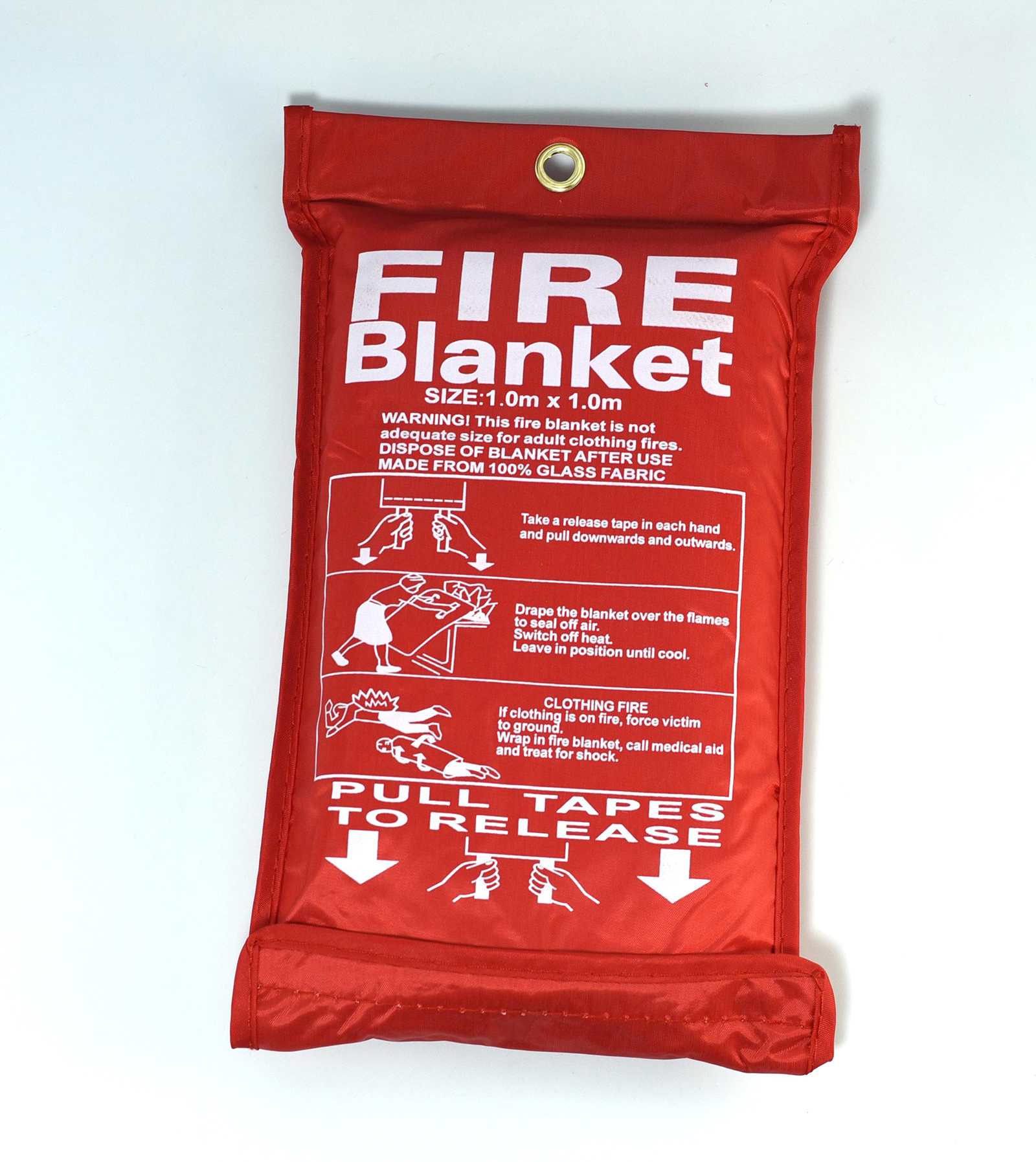 RIVERWELD Fire Blanket for Home Kitchen Emergency Fire Suppression Fireproof Blanket Retardant Blankets Fire Safety & Emergency Supplies for House Car Fireplace Camping Picnic Grill 40"x40"