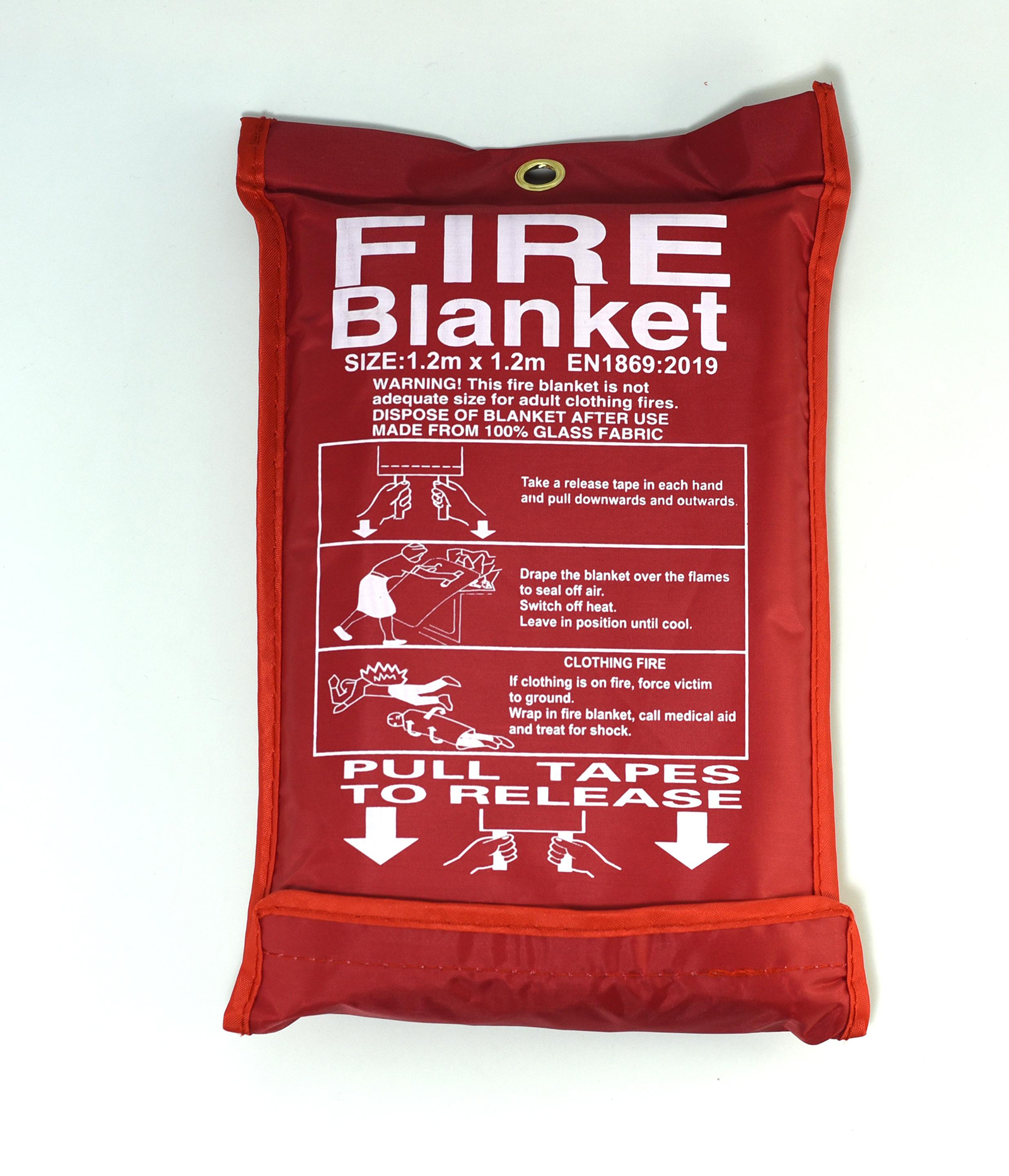 RIVERWELD Fire Blanket for Home Kitchen Emergency Fire Suppression Fireproof Blanket Retardant Blankets Fire Safety & Emergency Supplies for House Car Fireplace Camping Picnic Grill 48"x48"