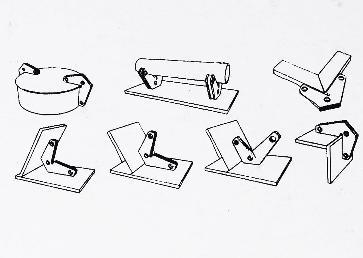 RIVERWELD Magnetic Corner Squares Strong Powerful Welding Magnet Bevel 90° & 60° Angle Setting Max Pull Force 30 lbs 3-1/4 x 3-3/4 x 5/8″ Twin Pack