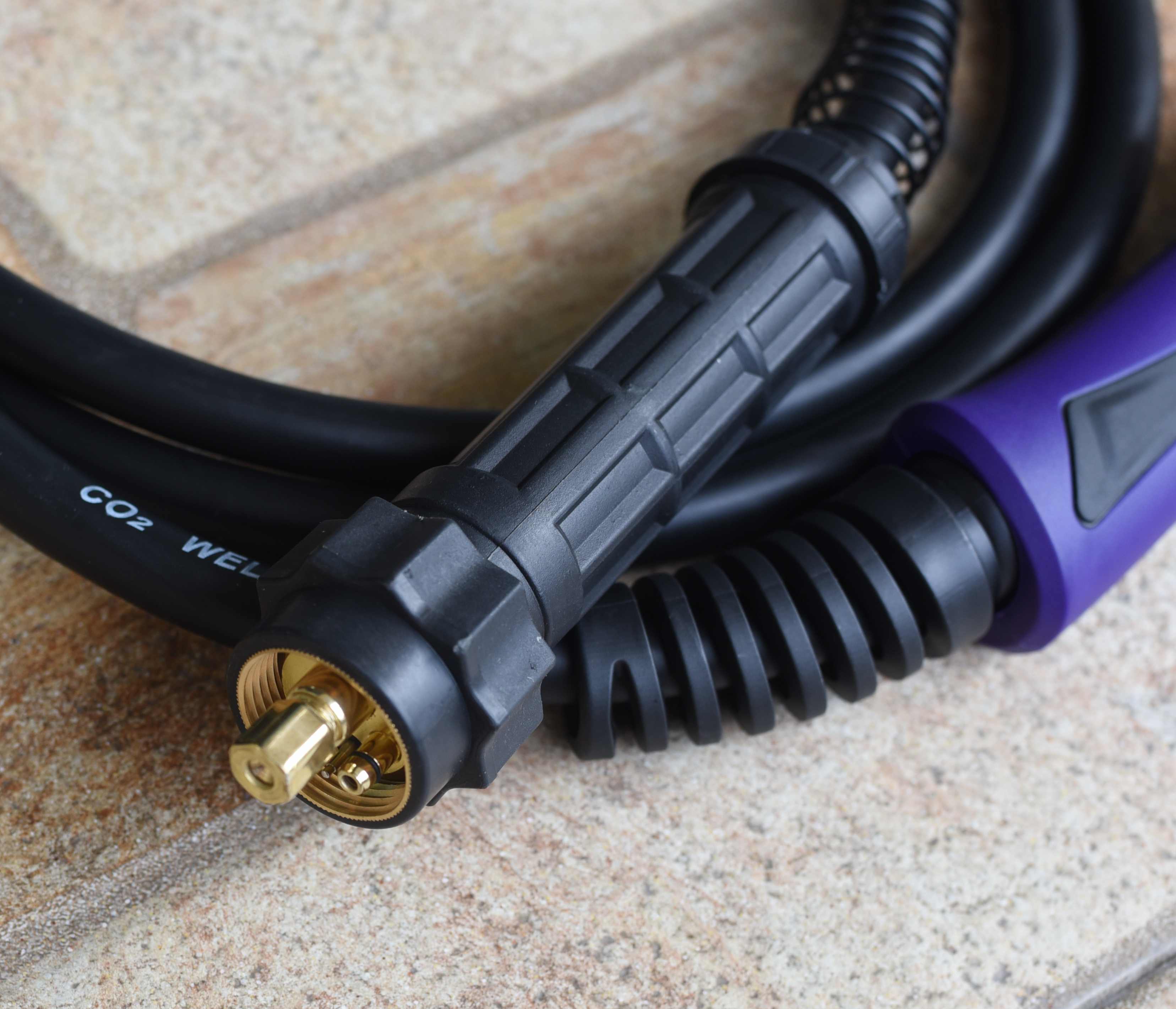 RIVERWELD 15AK MB15 Complete Torch 002.0449 Compalible Parts for BINZEL Air Cooled MIG MAG Welding Torch Cable Assembly 16mm2 3M Length (10ft)