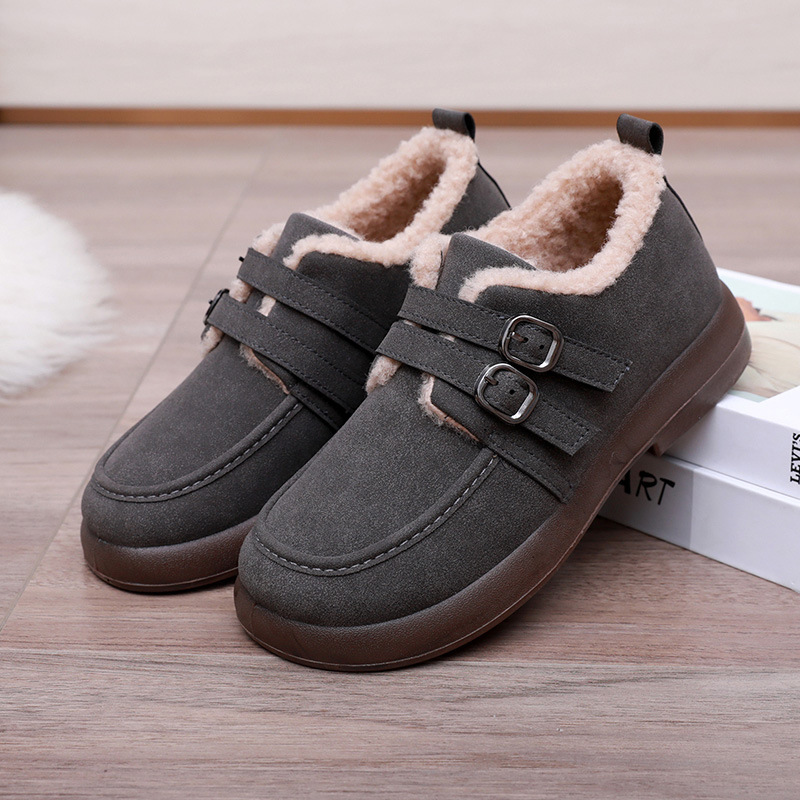 Women’s Warm Winter Shoes – Flat, Fur Lined & Anti-Slip for All-Day Comfort