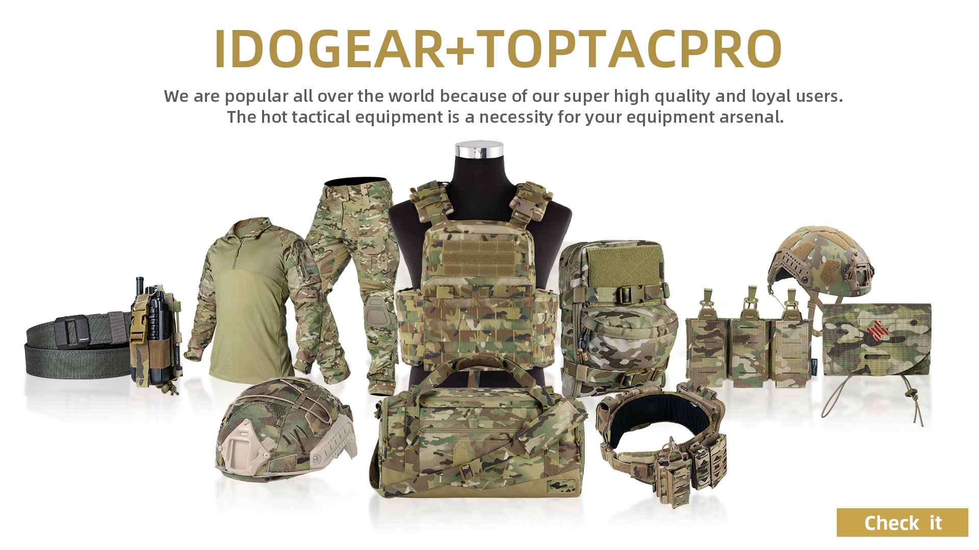 IDOGEAR Tactical Global Professional Tactical Equipment Manufacturer