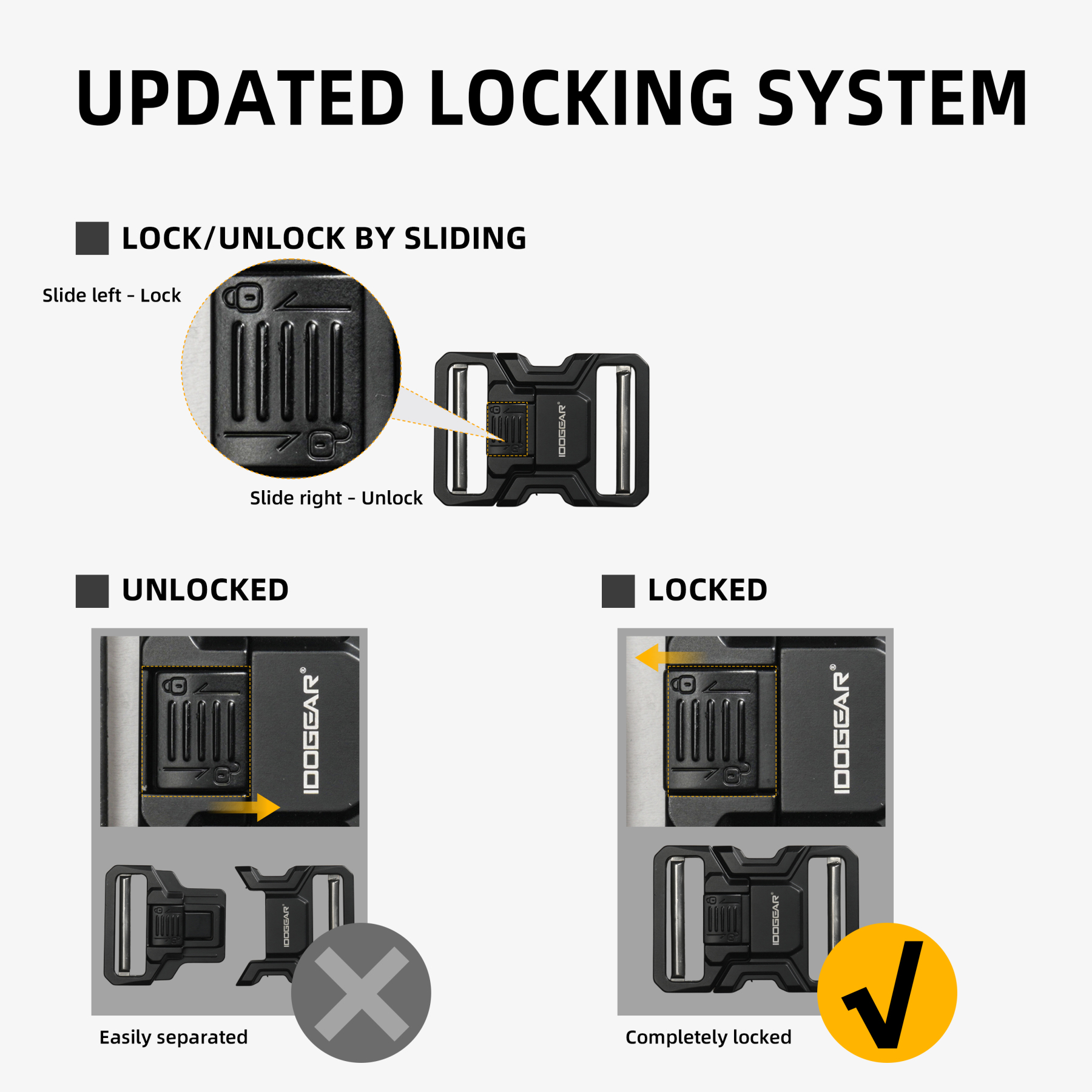 IDOGEAR Tactical 2" Belt with Metal Buckle MOLLE Webbing for Outdoor Training Hiking 3444 