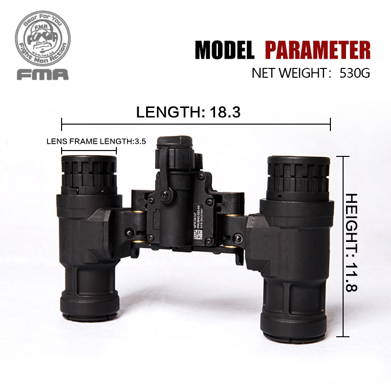 IDOGEAR AN/PVS31 Arrow Dynamic Helmet Night Vision Goggle NVG TB1284 B-Type (Dummy Model) 