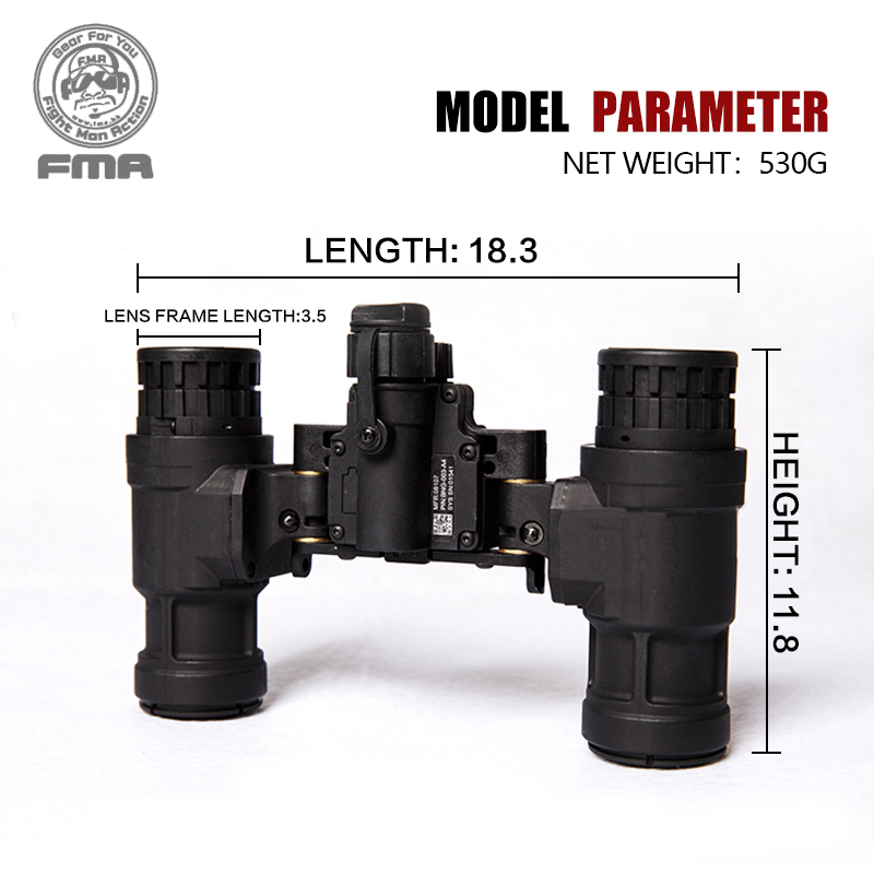 IDOGEAR AN/PVS31 Arrow Dynamic Helmet Night Vision Goggle NVG TB1284 B-Type (Dummy Model) 