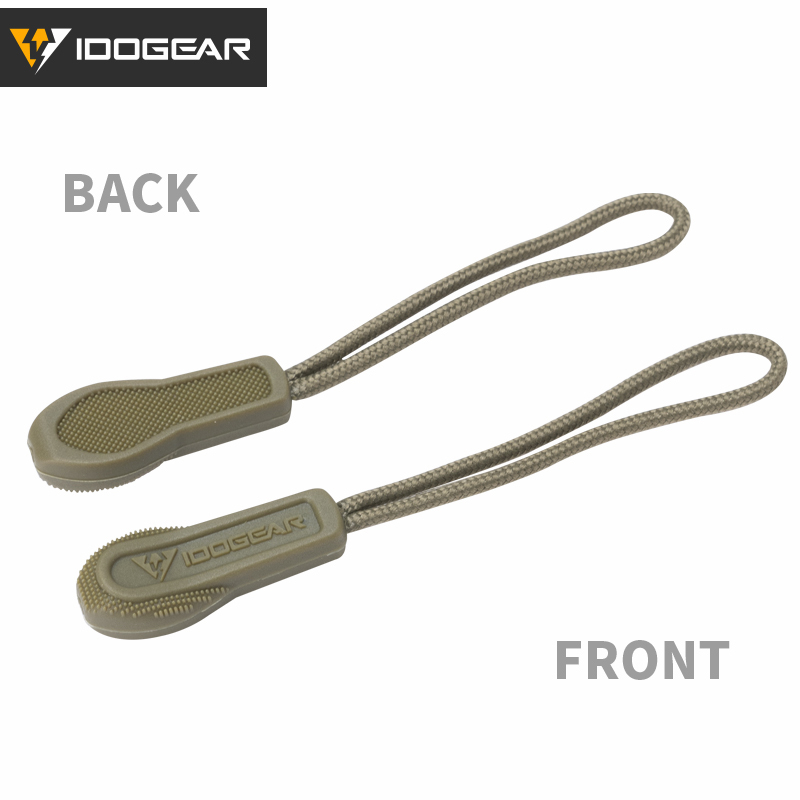 IDOGEAR Tactical Zipper Handle High-Quality Replacement Zipper Pull Tactical Gear Accessories ($4.99 get 3pcs) 3952-IDOGEAR INDUSTRIAL