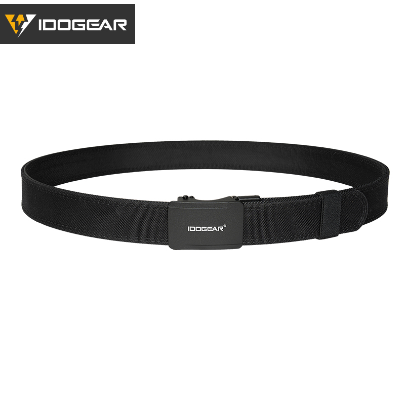 IDOGEAR 1.5" Ratchet Nylon Men's Belt Adjustable Comfort Waist Reinforce Buckle Heavy Duty Belt CCW Belts for Outdoor 3449