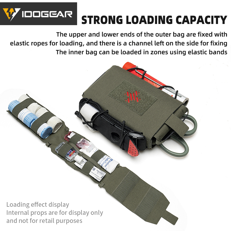 IDOGEAR Tactical Medical Pouch MOLLE Laser Cut 35132