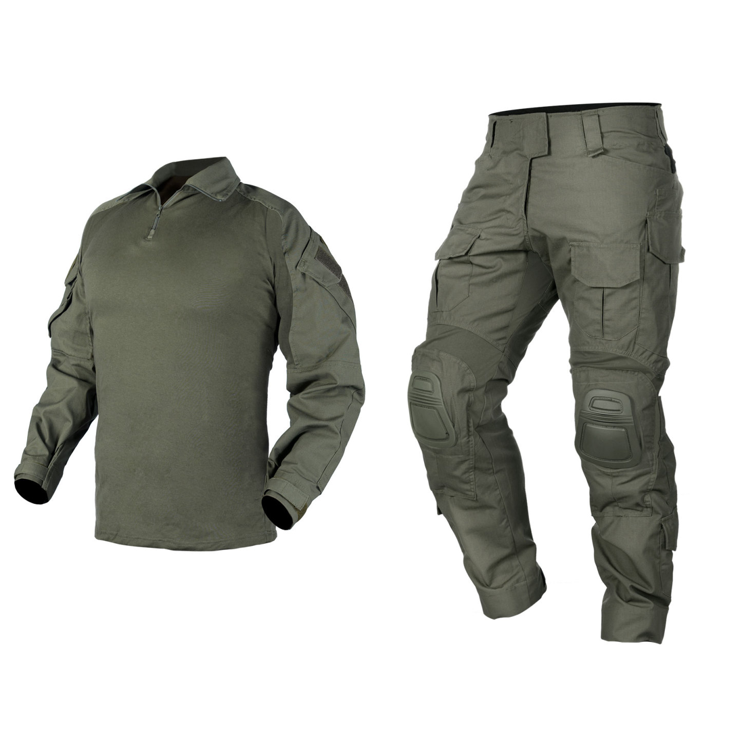 TROUSERS ARMY COMBAT ユニフォーム ミリタリー セットアップ TOP SALE🔥| Tactical Uniform Ranger Green BDU G3 Combat