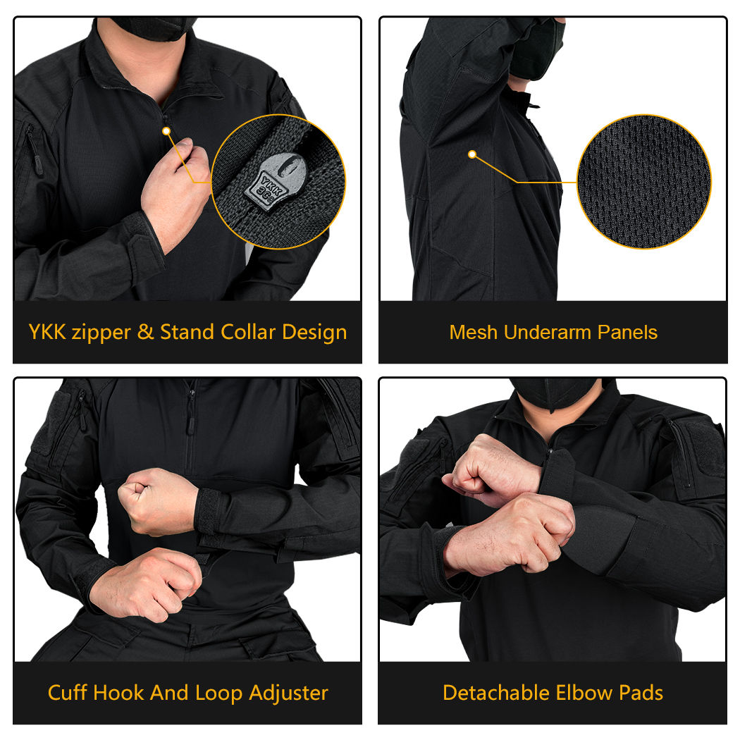 IDOGEAR BSR Tactical Shirts and Pants Military Combat Suit Camo Uniforms UT3013