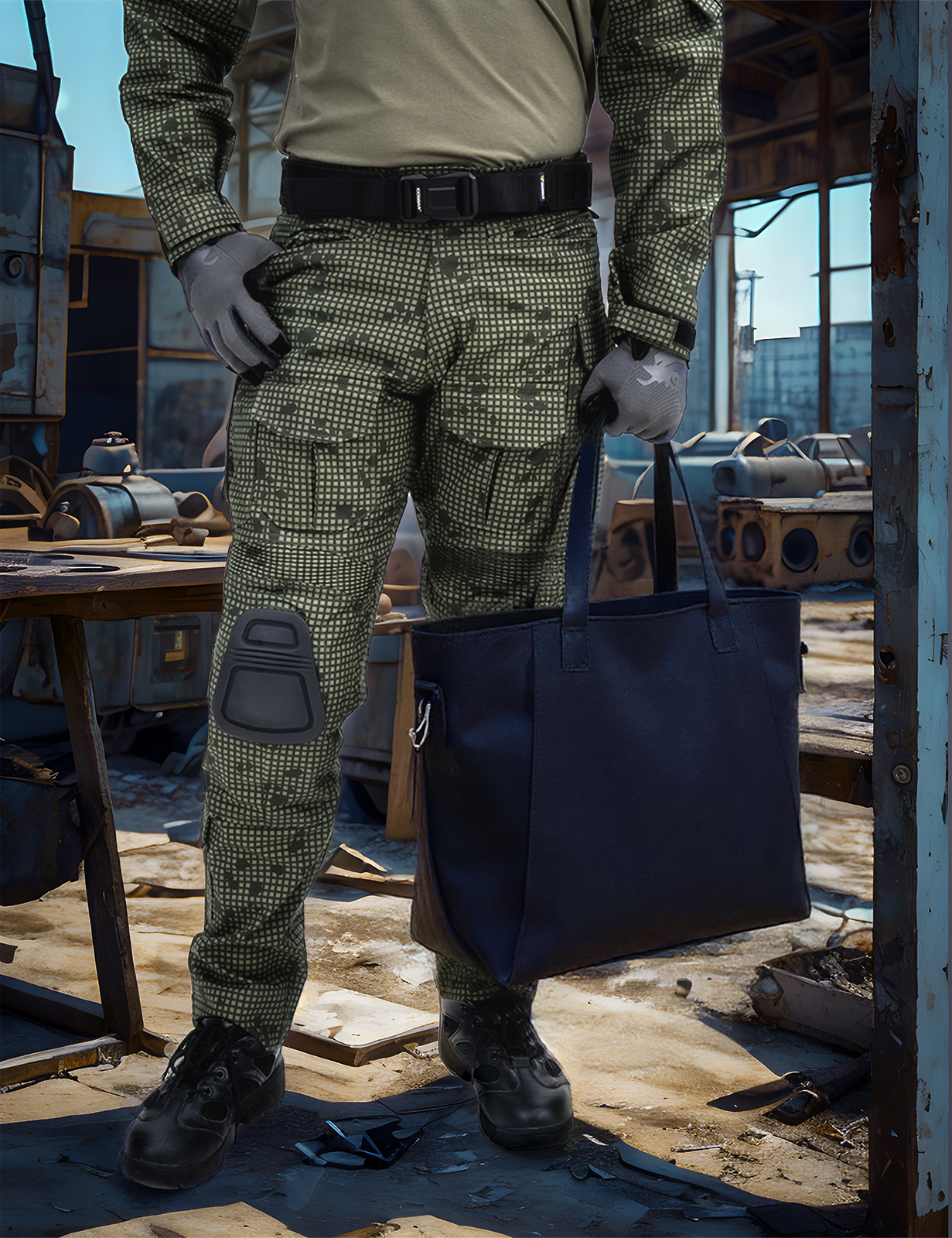IDOGEAR Men's G3 DNC Tactical Pants with Knee Pads Rapid Assault Trousers For Outdoor Training 3201