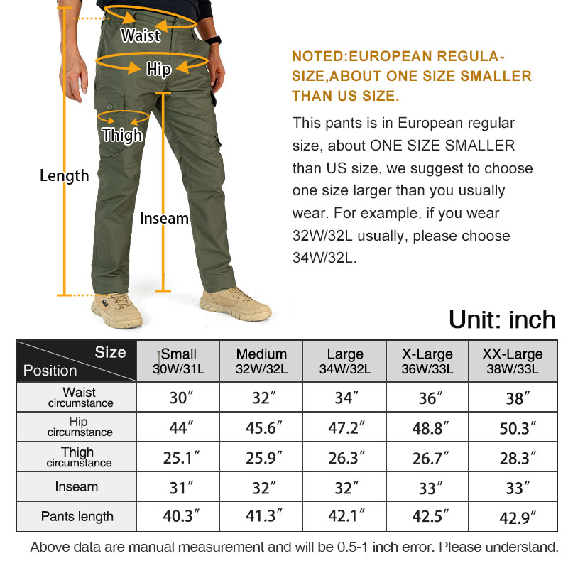 IDOGEAR EDW Flex Tactical Pants With Large Pockets Men's Cargo Combat Pants  3214