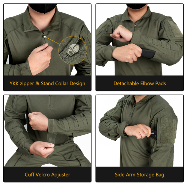 IDOGEAR UFS Flex Ranger Green Men's Tactical Uniform UT3006-IDOGEAR INDUSTRIAL