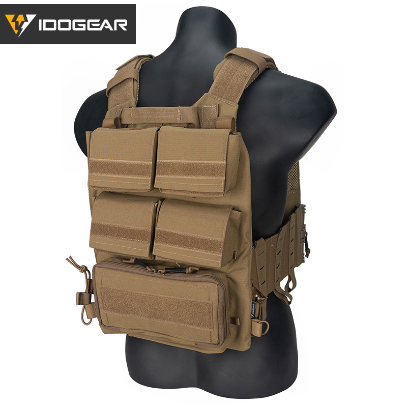 IDOGEAR LSR Tactical Plate Carrier with 