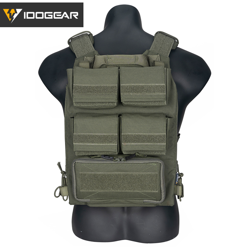 IDOGEAR LSR Tactical Plate Carrier with 