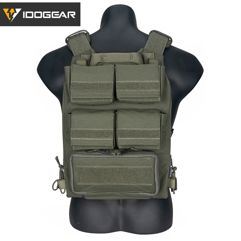 IDOGEAR LSR Tactical Plate Carrier with 