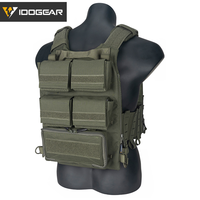 IDOGEAR LSR Tactical Plate Carrier with 