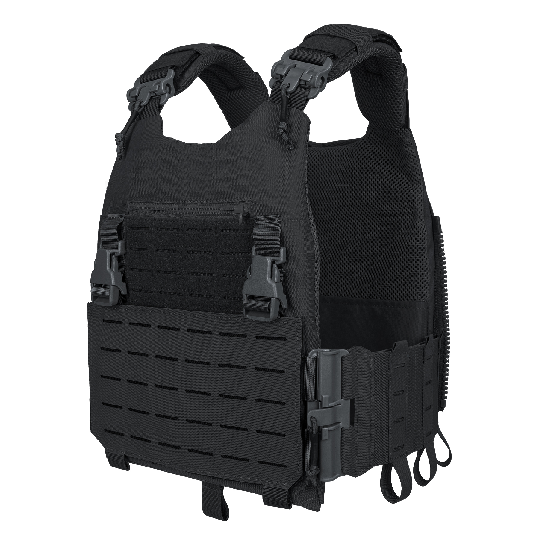 IDOGEAR LSR Tactical Plate Carrier with 556 Mag Pouch Triple Mag Carrier Laser Cut 3318SET