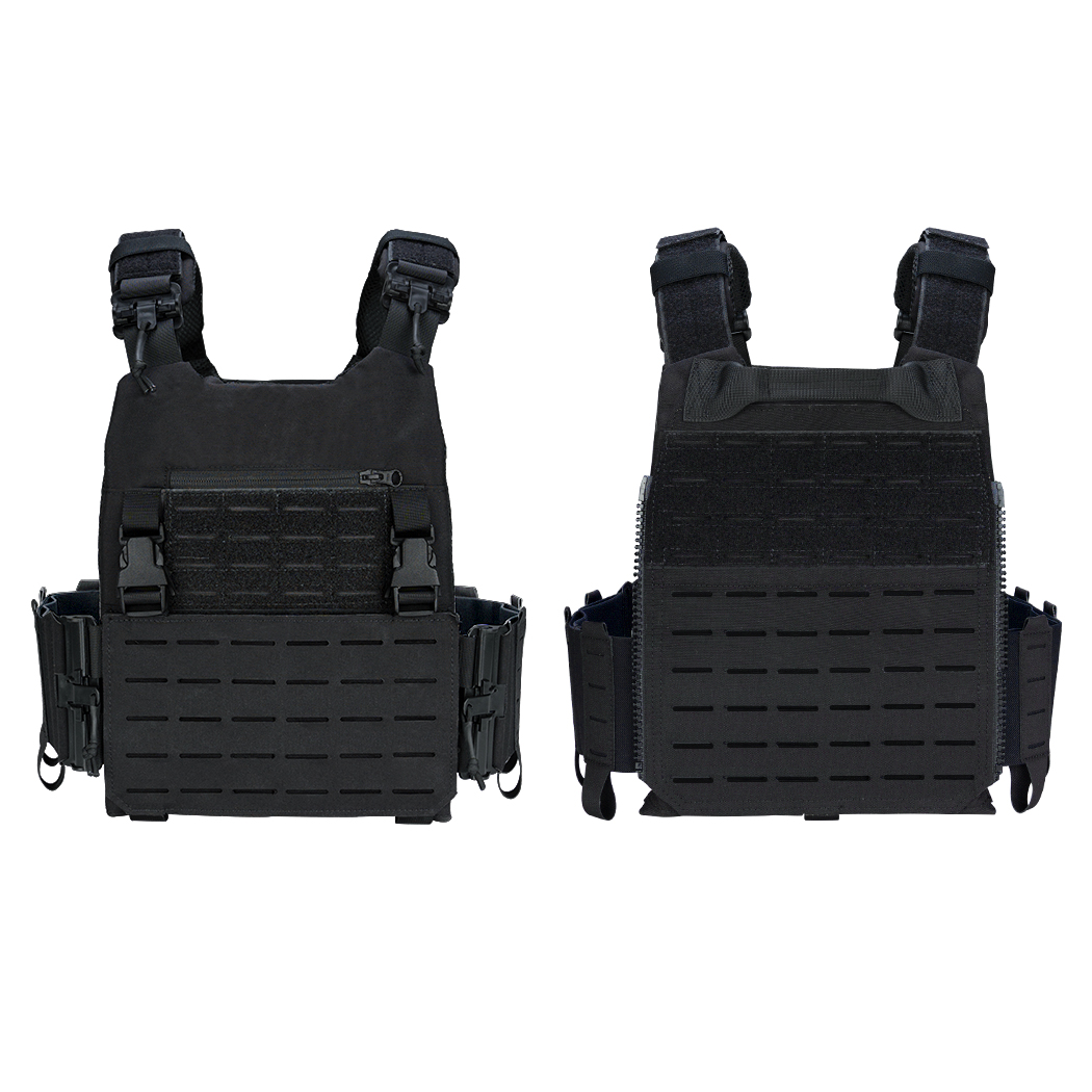 IDOGEAR LSR Tactical Plate Carrier with 556 Mag Pouch Triple Mag Carrier Laser Cut 3318SET