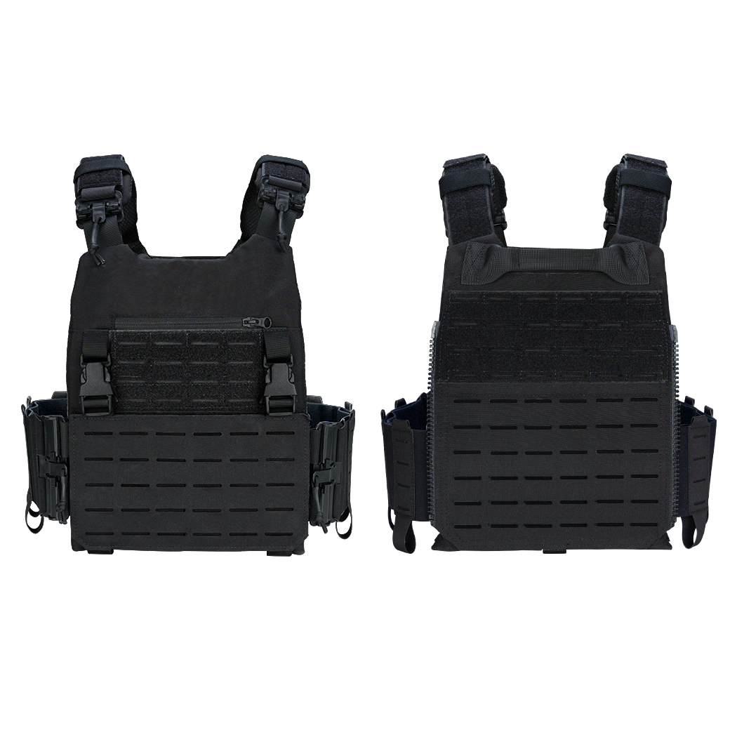 IDOGEAR LSR Tactical Plate Carrier with 556 Mag Pouch Triple Mag Carrier Laser Cut 3318SET