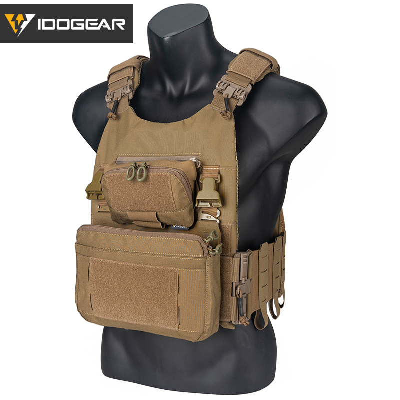 IDOGEAR LSR Tactical Plate Carrier with 