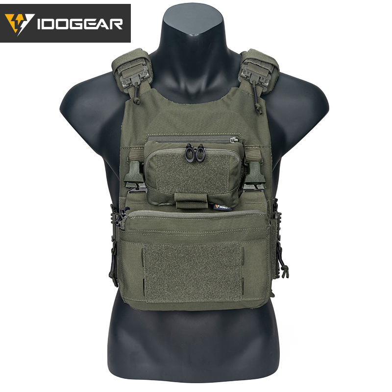 IDOGEAR LSR Tactical Plate Carrier with 