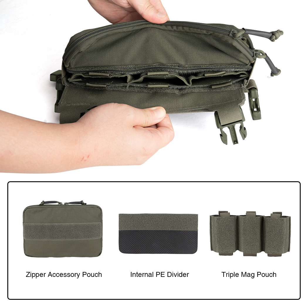  IDOGEAR Tactical KGR Chest Rig Lightweight Genuine Airsoft Chest Bags 3319