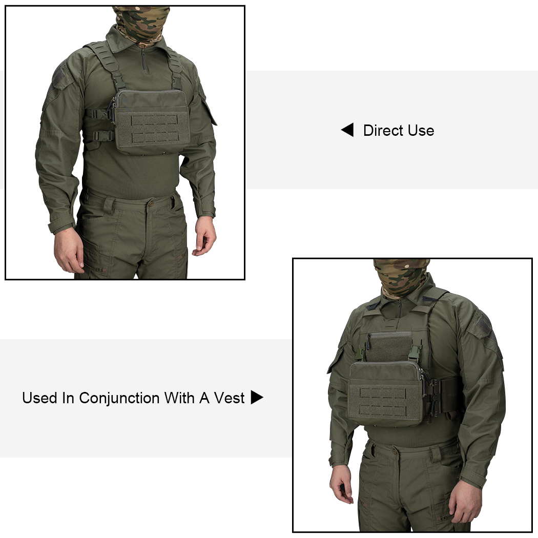  IDOGEAR Tactical KGR Chest Rig Lightweight Genuine Airsoft Chest Bags 3319