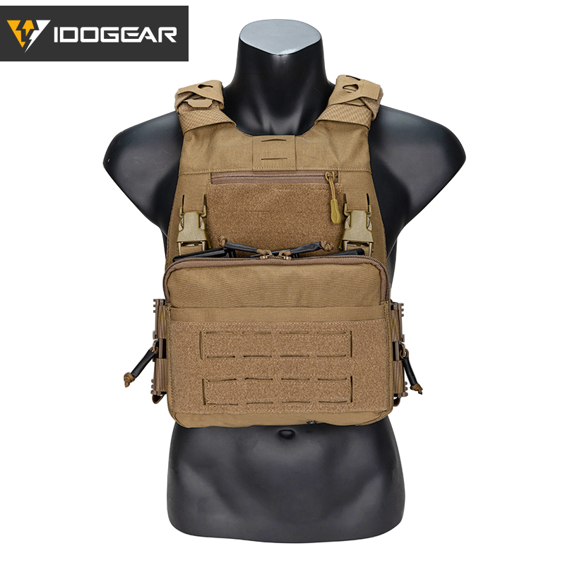 IDOGEAR Tactical FCSK 3.0EX Plate Carrier MOLLE Vest With inner Plates with KGR Chest Rig Shoulder Pads-IDOGEAR INDUSTRIAL